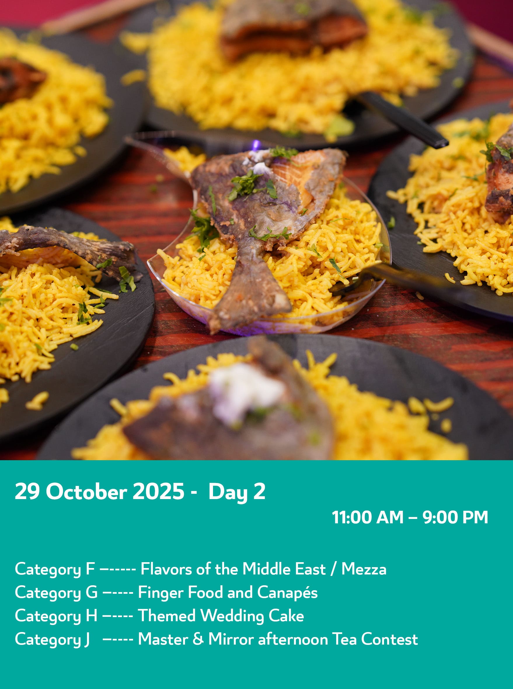 Salon Culinaire Categories - Day 2